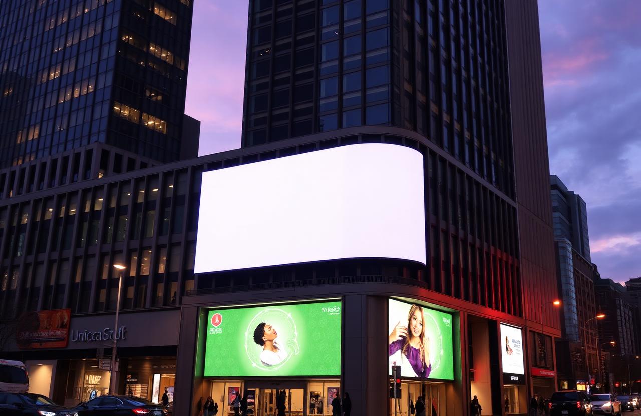 Şehir Merkezi Dijital Billboard